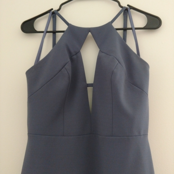 BCBG Navy Blue Prom Dress - Picture 4 of 8